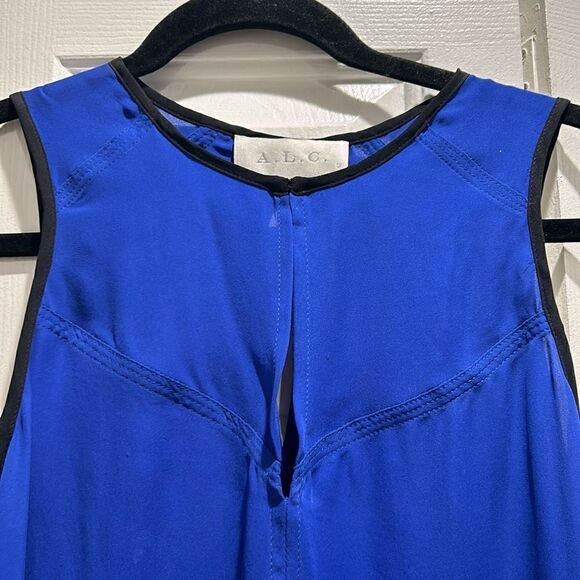 A.L.C. Royal Blue Sleeveless Blouse, Size Small - Picture 2 of 11